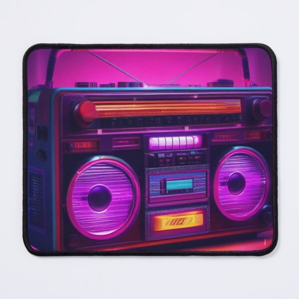 Item preview, 80s Boombox Vibes – Retro Radio Illustration designed and sold by Shanon's Designs.