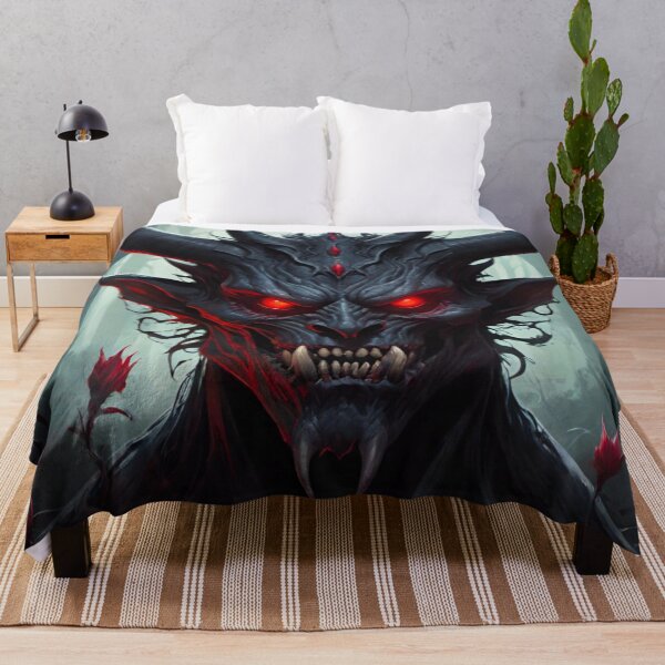 Item preview, Horned Demon Unleashed on Halloween Night designed and sold by GrizzlyCollective.