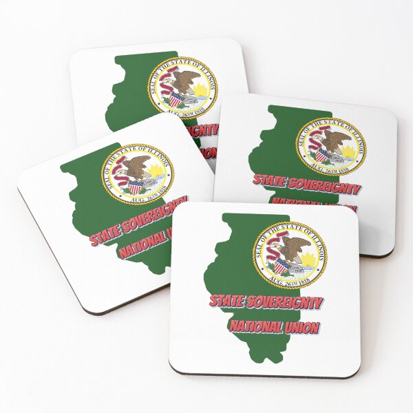 Item preview, Illinois -  State sovereignty, national union designed and sold by QuoteCanvas.TH.