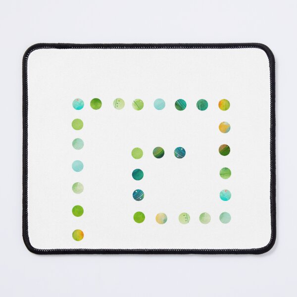 Item preview, Square Spiral of Marbles: Nature’s Rhythm in Color designed and sold by villacreativa.