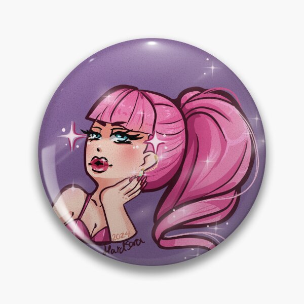 Item preview, Pink Sassy Anime cartoon girl, Cherry  designed and sold by Hardsara.