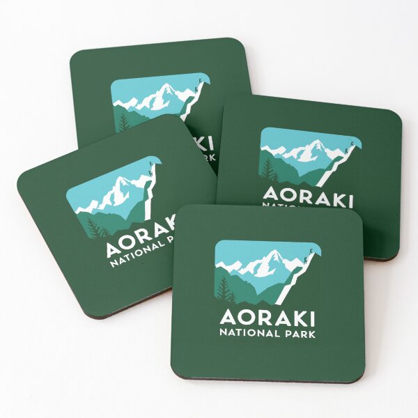 Item preview, Aoraki National Park logo emblem #2 designed and sold by ArtFusion-Shop.