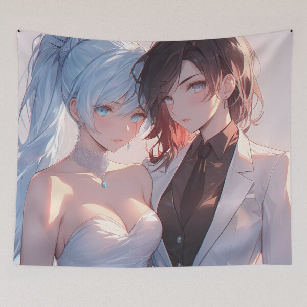 Artikelvorschau, Weiße Rose (Weißer Schnee und Rubinrose) – RWBY 1 entworfen und verkauft von Infinite-Aspire.
