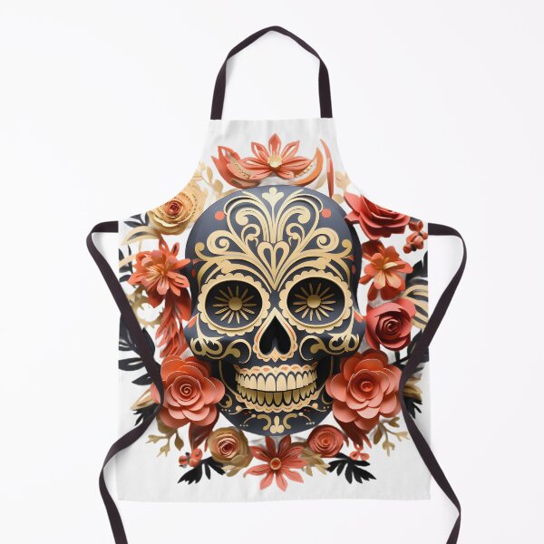 Item preview, Halloween T-Shirt 3D Paper-Cut Skull Design designed and sold by AnnDesignStudio.