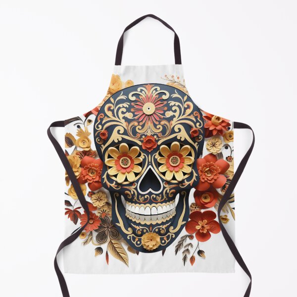 Item preview, Halloween T-Shirt 3D Paper-Cut Skull Design designed and sold by AnnDesignStudio.