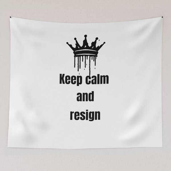 Item preview, Keep calm and resign designed and sold by Karim-Karem.