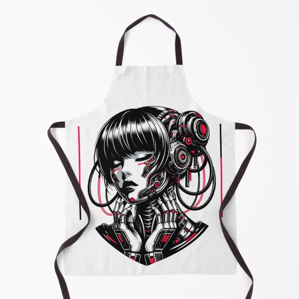 Item preview, Cyberpunk Vaporwave Japanese Cyborg Girl designed and sold by Driskyle.