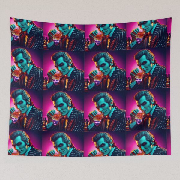 Item preview, 80’s Halloween Dapper Vampire Enjoying a Beverage designed and sold by BrianSaysDesign.