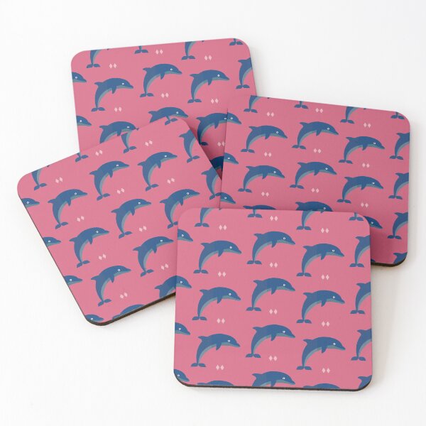 Item preview, Dolphins on pink designed and sold by reneesillus.