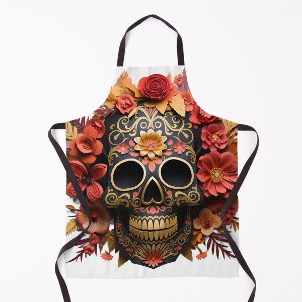 Item preview, Halloween T-Shirt 3D Paper-Cut Skull Design designed and sold by AnnDesignStudio.
