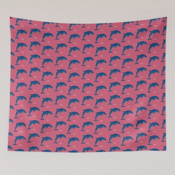 Item preview, Dolphins on pink designed and sold by reneesillus.