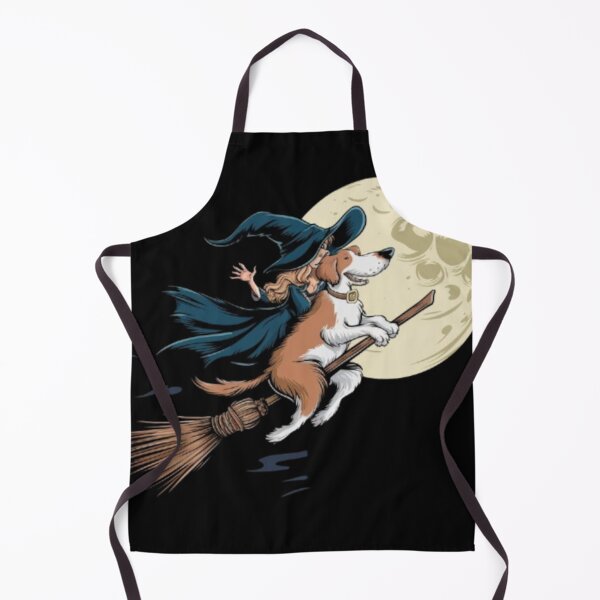 Item preview, A dog flying on a broomstick designed and sold by ARTReMi.