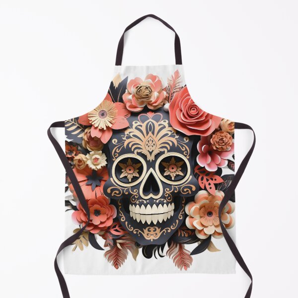 Item preview, Halloween T-Shirt 3D Paper-Cut Skull Design designed and sold by AnnDesignStudio.