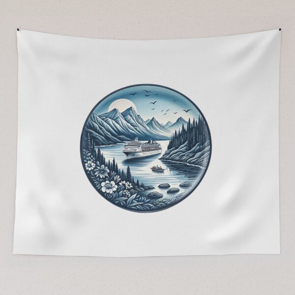 Aperçu de l'œuvre Croisière en Alaska créée et vendue par savecloth.