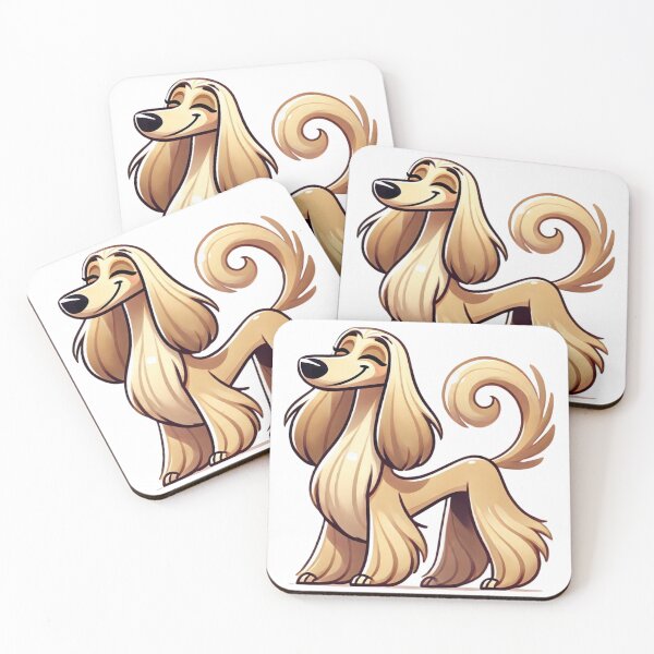 Item preview, Cute Afghan Hound Dog Art for Afghan Lovers designed and sold by NoelaniArt.