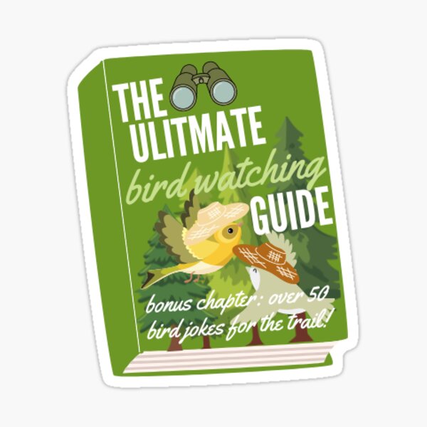 Birdwatching Enthusiast Guide Sticker