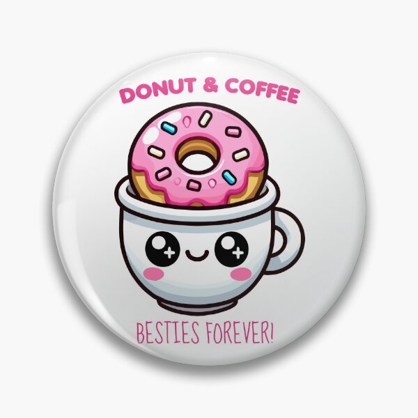Item preview, Donut and Coffee Besties Forever designed and sold by MaateoDesign.