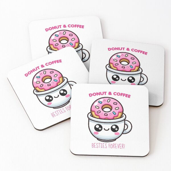 Item preview, Donut and Coffee Besties Forever designed and sold by MaateoDesign.