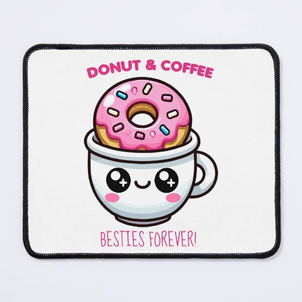 Item preview, Donut and Coffee Besties Forever designed and sold by MaateoDesign.