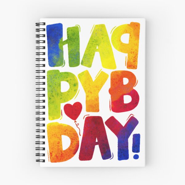 Item preview, Happy bday - colourful pattern  designed and sold by PP-Patterns.