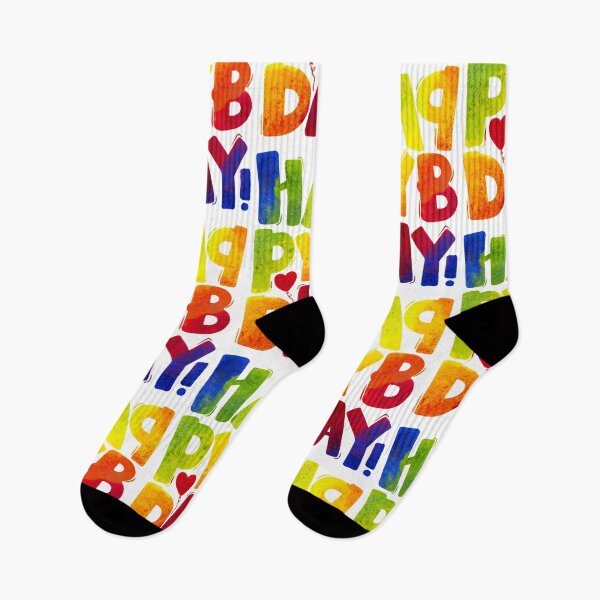 Item preview, Happy bday - colourful pattern  designed and sold by PP-Patterns.