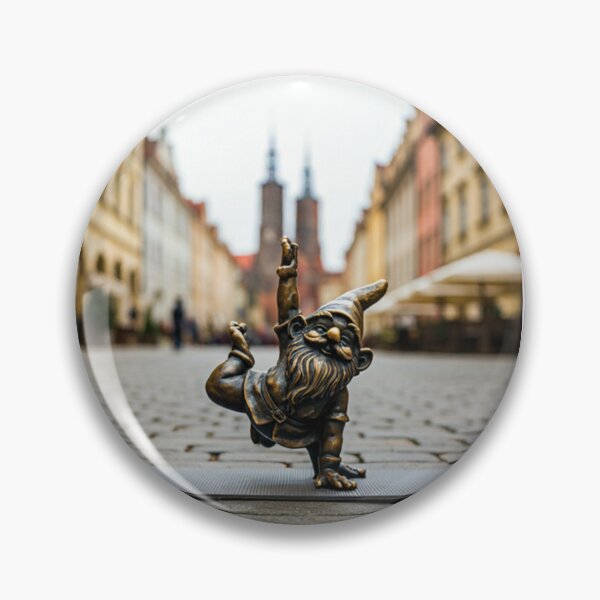 Item preview, Thinking of Wroclaw - Gnome Yoga Attempt designed and sold by Purrfecta.