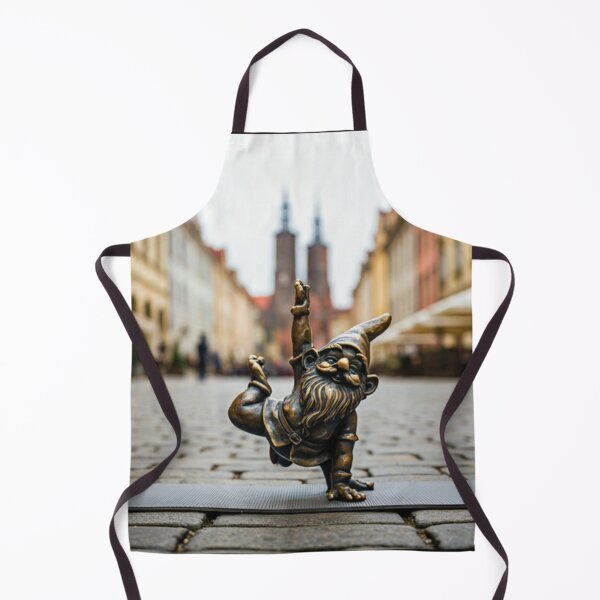 Item preview, Thinking of Wroclaw - Gnome Yoga Attempt designed and sold by Purrfecta.