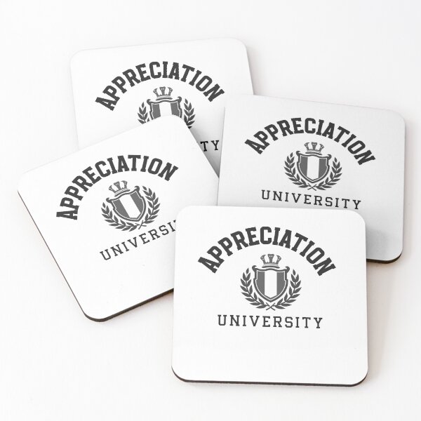 Item preview, APPRECIATION UNIVERSITY - DARK FONT designed and sold by iTeeShirts.