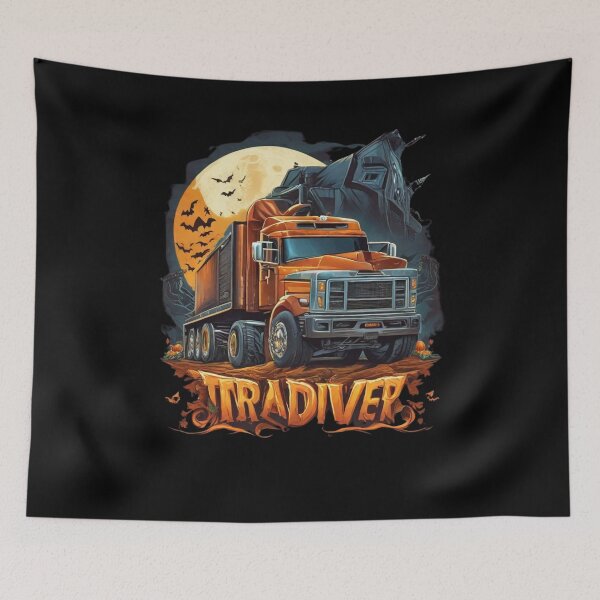 Item preview, Truck Driver, halloween Truck designed and sold by CottonWonders.