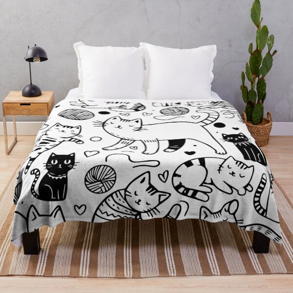 Item preview, Cats Doodle designed and sold by ArtFactoryAI.