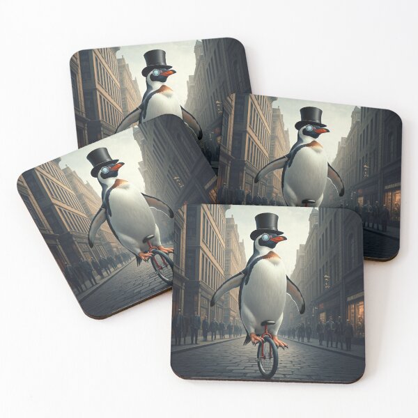 Item preview, A Penguin's Pursuit designed and sold by kyxur.