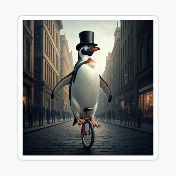 Item preview, A Penguin's Pursuit designed and sold by kyxur.