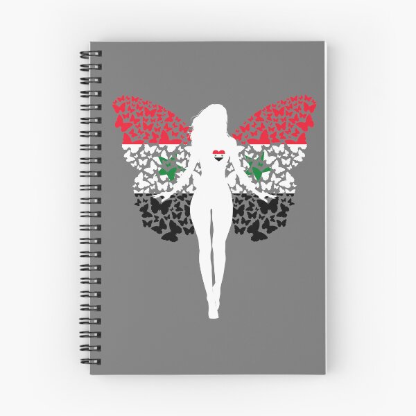 Item preview, Syrian Girl Syria Flag Roots Pride Butterfly designed and sold by ZNOVANNA.