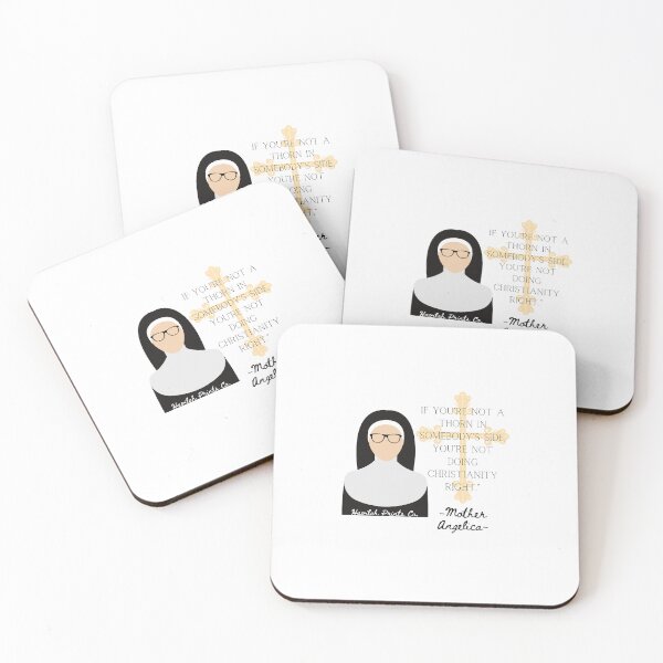 Item preview, Mother Angelica- Thorn in Side Quote designed and sold by HavilahPrintsCo.