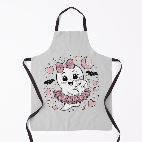 Item preview, Adorable Ghost and Cat Illustration – Kawaii Ghost Art designed and sold by love3617.
