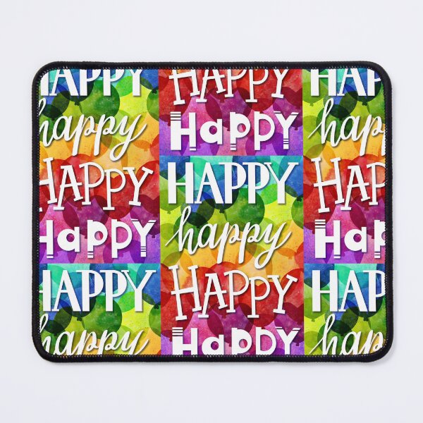 Item preview, Happy, Happy, Happy -colourful pattern  designed and sold by PP-Patterns.