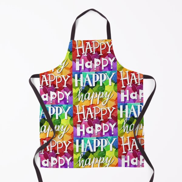 Item preview, Happy, Happy, Happy -colourful pattern designed and sold by PP-Patterns.