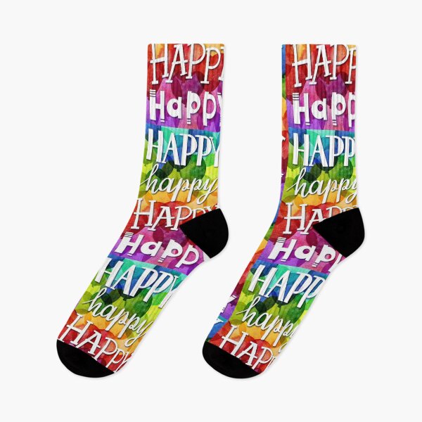 Item preview, Happy, Happy, Happy -colourful pattern  designed and sold by PP-Patterns.