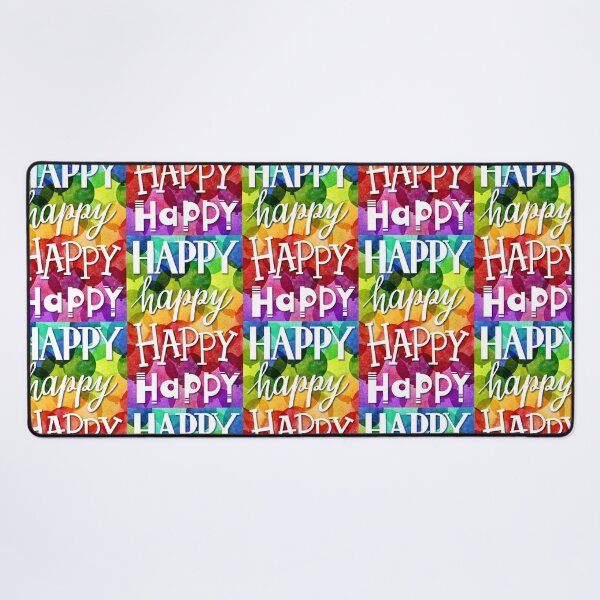 Item preview, Happy, Happy, Happy -colourful pattern  designed and sold by PP-Patterns.