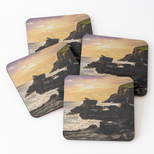 Item preview, Golden Hour at Nohoval Cove, County Cork designed and sold by KMNscapes – Ireland Prints & Beyond.