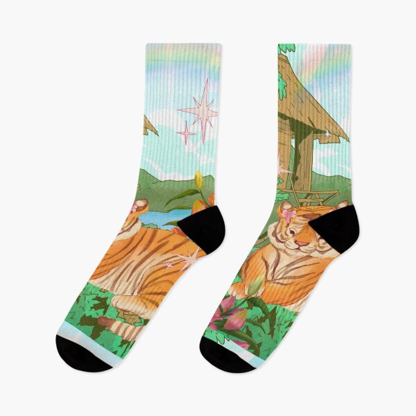 Item preview, Tiger Lily Forest Rainbow designed and sold by bowsbotanicals.
