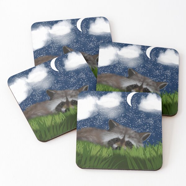 Item preview, Sleepy raccoon  designed and sold by Lupappdesigns.