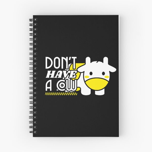 Item preview, Don't Have a Cow - Retro Quote designed and sold by Circle-Cats.