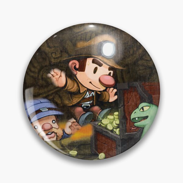 Item preview, Spelunky HD Vintage Style Bootleg Promo designed and sold by Global Treasure.