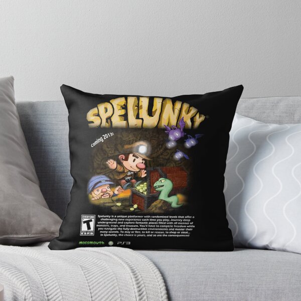 Item preview, Spelunky HD Vintage Style Bootleg Promo designed and sold by Global Treasure.