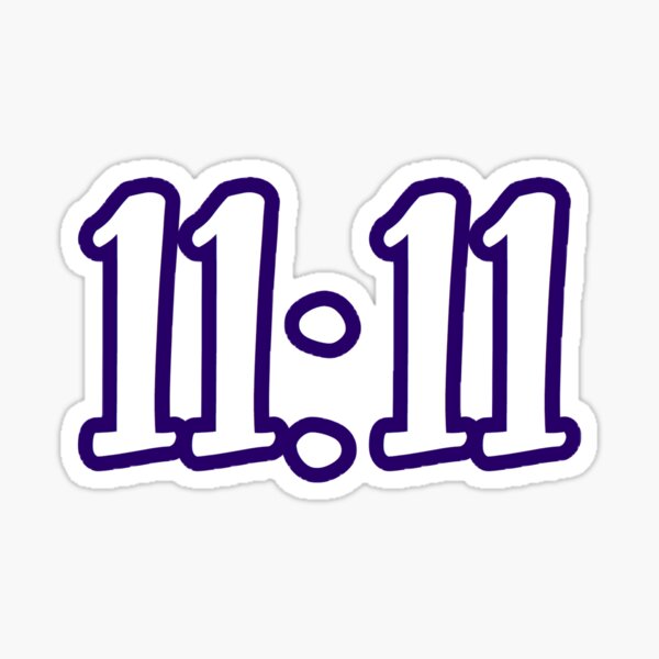 Item preview, Waterparks 11:11 Sticker designed and sold by Scruggssa.
