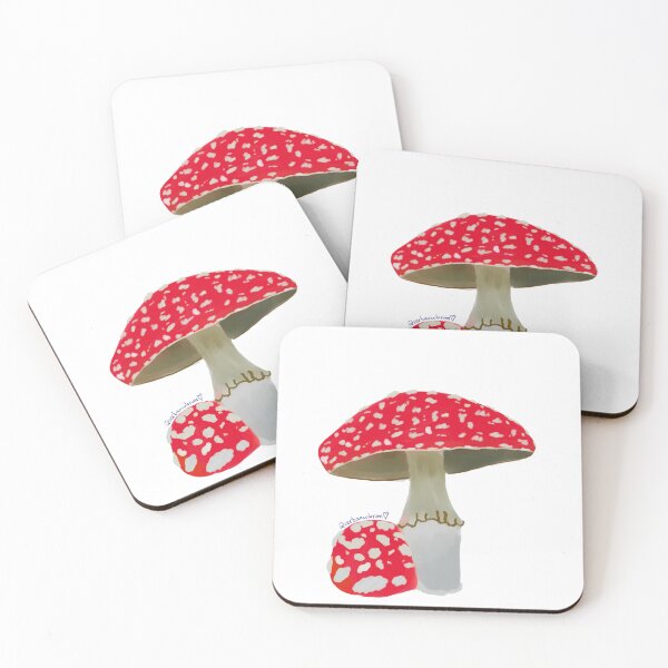 Item preview, Mushroom red wild sticker designed and sold by VerbaOculorum.