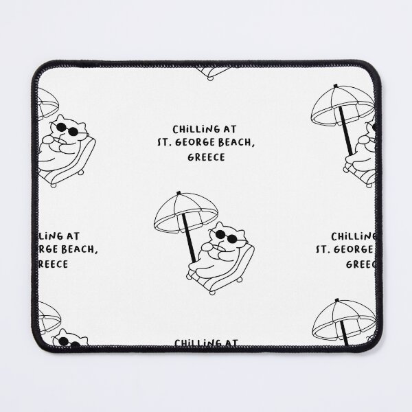 Item preview, "Chilling at St. George Beach, Greece" | Travel, Vacation designed and sold by RM-Journey.