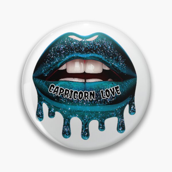 Item preview, CAPRICORN SEASON STICKER HOT LIPS ZODIAC designed and sold by Arts4U.