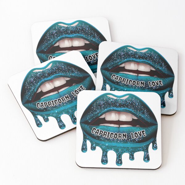 Item preview, CAPRICORN SEASON STICKER HOT LIPS ZODIAC designed and sold by Arts4U.